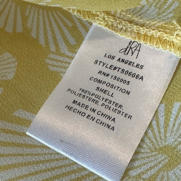 dRA LA yellow/white blouse - Picture 4 of 4